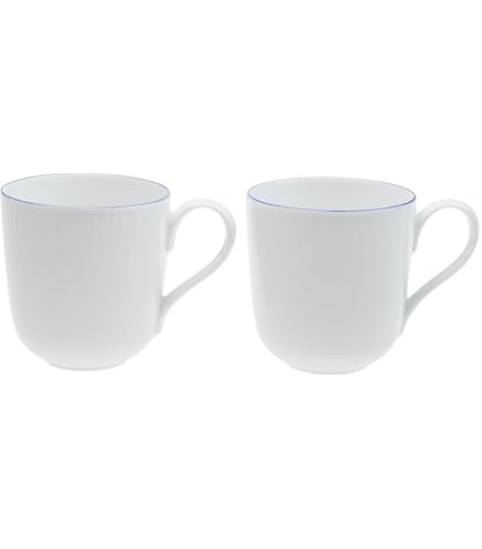 Royal Copenhagen White Fluted Mega 1017377 Lot De 2 Tasses | WhichOne