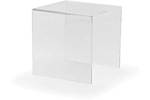 HANSEN WERBETECHNIK Hansen Dekobrücke/Dekopodest/Warenpodest/U-Aufsteller/U-Ständer aus Acryl/Acrylglas (Plexiglas) 300x300x300 mm