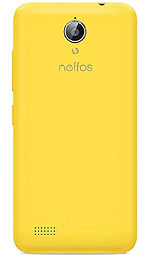 Neffos Y5L Smartphone 3G, Dual SIM, Schermo 4.5 Pollici, 8 GB di Memoria, 1 GB di RAM, Android 6.0, Quad-Core, Fotocamera 5 MP, Batteria 2020 mAh, Giallo