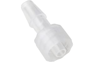 MEETOOT Luer Lock Lot de 10 adaptateurs mâles en polycarbonate pour tuyaux d'analyse biochimique/instruments d'analyse, machines alimentaires et équipements d'aquarium 1,9 cm