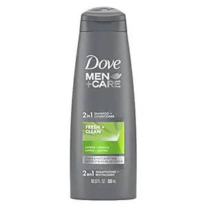 Dove Men+Care 2 in 1 Shampoo and Conditioner, Fresh and Clean 12 Ounce