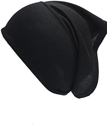 london fashion New 12 x Black Under Hijab Scarf Tube Bonnet Pullover Cap Hair Loss Chemo Hair Wrap
