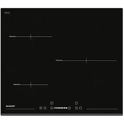 Sharp KH-6I31BS00 Table induction 60 cm 3 zones 7200W avec Slider tactile