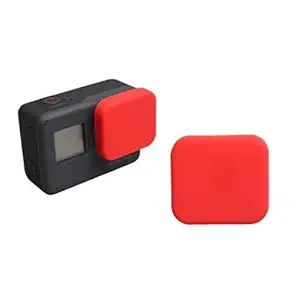 Action Pro Silicone Protective Lens Cap Compatible with GoPro Hero Black Action Camera (Red)