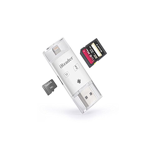 TF SD Kartenleser USB Stick Galaxy S7 S6 S5 iPhone 6 5 Kartenlesegerät Lightning - 2