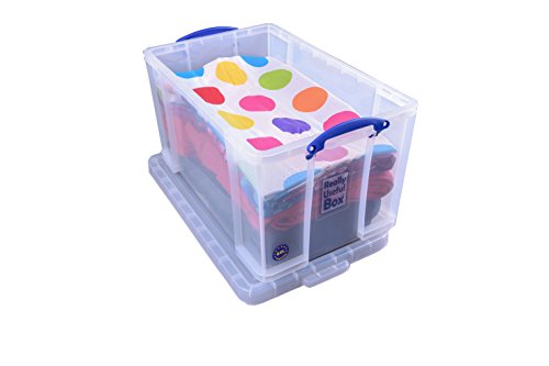 Really Useful Box 84CCB Aufbewahrungsbox für Kleidung, Schuhe, Spielzeug, 84 L, klar transparent - 3