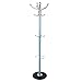 Hapilife 15 Hanging Hook Traditional Floor-Standing Hat and Coat Stand With Marble Base - Multiple Colour (Blue)