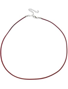 Lederhalskette, rot, Surfer, Surf Style, 2,5mm