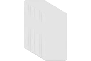 YAFLUG 10 Pièces Cartes D'Ouverture Par Le Demi-Tour 0,35 Mm,Outil Professionnel Pour Ouvrir Les Portes,Radio Ouverture Porte, Kit D'Ouverture De Serrure,Serrurier Outils Prof(B)