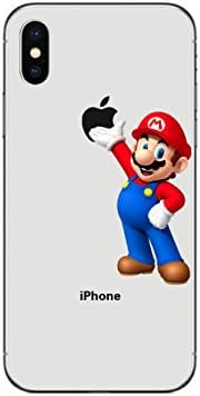 NEW DISNEY CARTOONS TRANSPARENT CLEAR TPU SOFT CASE FOR APPLE IPHONE X MARIO 3