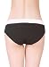CharmLeaks Womens Cotton Maternity Underwear Knickers Panties Nursing Briefs Pack of 4 Black/White XL
