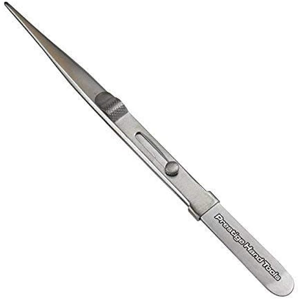 Pinzette Per Gioielli 2 Pezzi - A 4 Griffe, In Acciaio Inox, Per Gemme E Piccoli Componenti - Foto 7