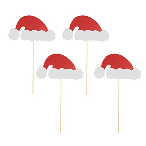 Preisvergleich Produktbild BESTOYARD 12pcs Weihnachten Photo Booth Props Weihnachten Hut Selfie Foto Requisiten Weihnachtsfeier gefallen