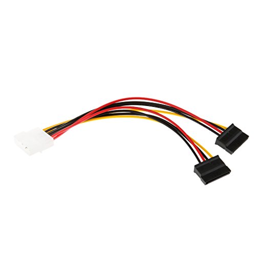 Generic 4-Pin Computer-Netzteil Kabel Strom-Adapter-Kabel für Powering SATA CD / DVD-Laufwerke, Festplatten und anderen Datenspeichervorrichtungen mit Molex (4-polig) Stromquellen - 4