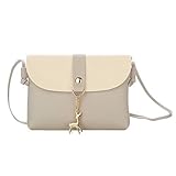 Lanling Kleine Crossbody Geldbörse für Frauen,Leder Umhängetasche Hirsch...