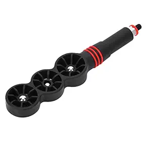 Archery Stabilizer Damper, Durable Portable Archery Stabilizer, Anti-Slip Rubber + Metal for Archery Bow Bow Stabilizer Compound Bow Archery Accessory(Two Rounds)