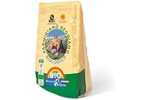 MONTANARI E GRUZZA Parmigiano Reggiano DOP Bio Extra 30 Mesi, fatto con latte biologico Punta da 1 Kg Sottovuoto