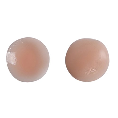 Preisvergleich Produktbild EROSPA® Silikon Nipple-Covers - Brustwarzenabdeckung - Rund - hautfarben blickdicht - selbstklebend & wiederverwendbar