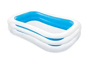 Intex Swim Centre Inflatable Family Swimming Pool, Multicolour, Vinyl