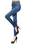 Leggins Jeggings Vaqueros Pantalones Elásticos Para Mujer Con Bolsillos
