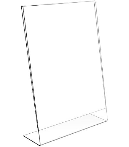 Displaypro 5X Small Clear Acrylic Book Stand, Ideal For Holding Books