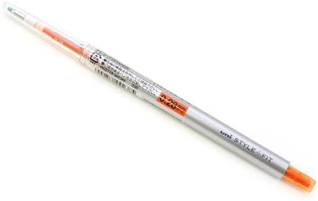 Uni Style Fit Single Color Slim Gel Ink Pen - 0.28 mm - Orange