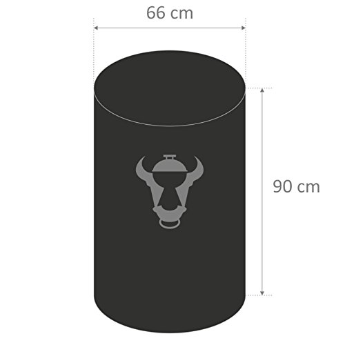 Kugelgrill Premium Abdeckhaube, Ø 47-50 cm, für Weber Ø 47cm, uvm., Abdeckung, Schutzhülle - 2