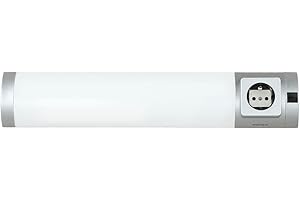 LICHT-ERLEBNISSE Applique per interni LED a striscia 5 W a luce fredda design a sbarra rettangolare ideale sopra lo specchio, per la cucina e bagno