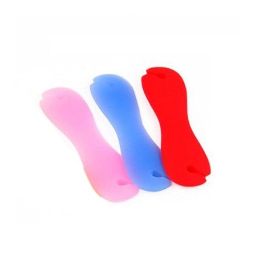 SODIAL(Wz.) Kabelaufroller Siliconkautschuk Kopfhoererkabel Wickler Ohrhoerer Aufwickler Kabelwickler von 3 Stuecke