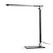 Produktbild TaoTronics 10W Schreibtischlampe LED 100% Metall Tageslichtlampe aus gebürstetem Aluminium, Stabil und Haltbar, Touch-Control, 4 Lichtmodi und 4 Helligkeitsstufen, 6000K/5000K/4000K/3000K, klappbarer Arm, flackerfrei, Grau-Schwarz