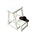 Produktbild HAOYONGLI Leitern Stehleitern Folding Steps - Trittleiter Tritthocker Folding 2 Steps Ladder Mehrzweckregal für Home Kitchen Library Loft Ladder (größe : 35 * 20 * 70cm)