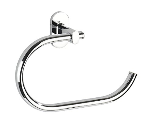 Wenko 22285100 Power-Loc Handtuchring Puerto Rico – Befestigen ohne bohren, Zinkdruckguss, 23.5 x 17 x 6.5 cm, Chrom - 5