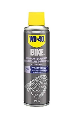 WD-40 Chaînes All Conditions-WD-40 Bike-Spray Lubrifiant Vélo Adulte Unisexe Gris 250 ML