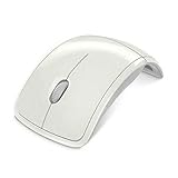 Mai Dou Faltende Gebogene Drahtlose Maus,White