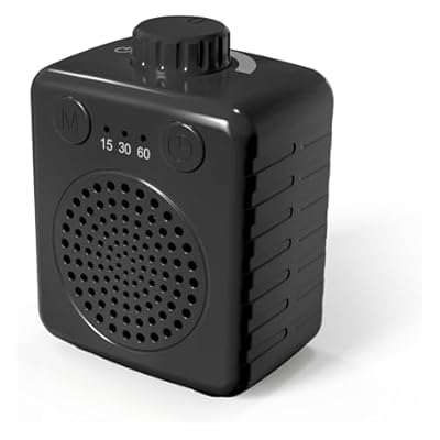 Fansben Black White Noise Portable Sound Machine, Mini White Noise Machine Travel, Sleep Sound Machine Travel Size 20 Soothing Sounds