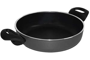 Ballarini 508992 130 Tegame 2 Manici, Antiaderente, Fondo ad Induzione, cm 24, Alluminio