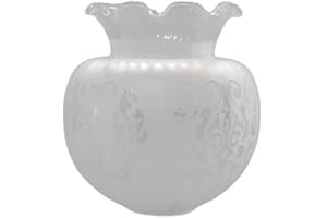 LATIENDADEELECTRICIDAD Tulipa de cristal LEKO mate 16x12cm apertura 5cm