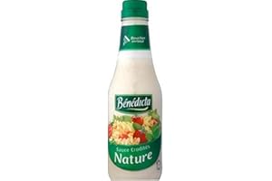 BENEDICTA Bénédicta Sauce Crudités Nature avec Bouchon Verseur 735g (lot de