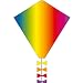 Produktbild Ecoline 102102 - Eddy Rainbow 50cm Kinderdrachen Einleiner, ab 5 Jahren, 50x45cm und 2.5m Drachenschwanz, inkl. 10kp Polyesterschnur 25m auf Griff, 2-5 Beaufort