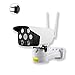 Produktbild 1080P HD WLAN Überwachungskamera PTZ Camera Autofokus Bullet WiFi Außenkamera Kabellos für Outdoor mit IR Nachtsicht IP66 Waterproof Audio