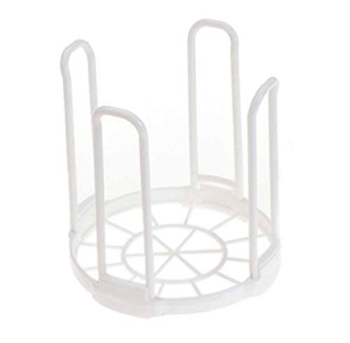 Preisvergleich Produktbild QQBL Abnehmbare Kunststoff-PP-Geschirr-Rack-Küche Geschirr Lagerung Abfluss Regalplatz Schüssel Regallager Regal Geschirr Regal 0,1 Kg,White
