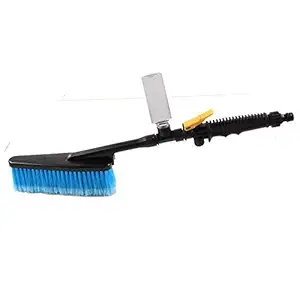 Dhruheer Auto Water Car Cleaning Brush, with Hard and Long handle for Interior & Exterior Car and Wheel