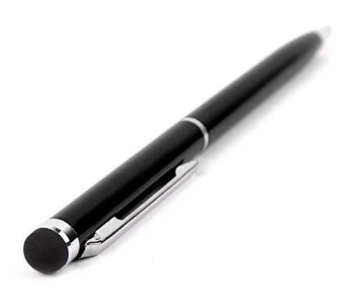 2-in-1 Touchscreen Eingabestift in Schwarz – mit integriertem Kugelschreiber und Befestigungsclip – für 5.1″ Samsung Galaxy S7 und 5.5″ Galaxy S7 Edge Smartphone - 4