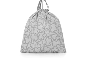 TOUS BABY - Bolsa de guardería Kaos para tu Bebé. Colores variados. (27x30 cm) (Gris)
