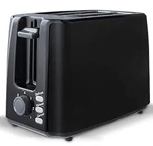 P M H Electric Bread it 2 Slice Pop-up Toaster Useful for bread, bagels, English muffins, waffles and Other Variety (Black, 1pc) (1 Year Warranty)