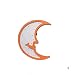 Produktbild Gungun Kinderzimmer Dekoration, mondform nachtlicht, Led dekorative nachtlicht, Handwerk Ornamente, mond anhänger,Orange