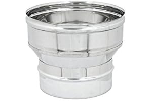 UTILFER Riduzioni Aumenti Inox Aisi 304 6 Dc - Canne Fumarie Tubi - 200F-150M