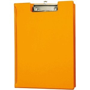 Preisvergleich Produktbild 12 x Maul Schreibmappe mit Folienüberzug A4 hoch orange