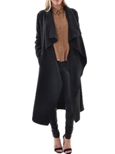 Preisvergleich Produktbild Kerlana Damen Laufjacke Leichtes Winddicht Übergangs Kimono Jacken Draussen Kapuzenjacke für Mädchen Softhelljacke Windbreaker Freizeit Lang Coat