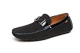 italienische designer schuhe männer Innenmaterial: Synthetik Herren Freizeitschuhe Fahren Designer Mokassins Slipper Zum Reinschlüpfen Fashion Italienischer Style schwarz UK - Herren, Schwarz/Schwarz, EU 43
